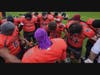 Prayer before the start of the game! 