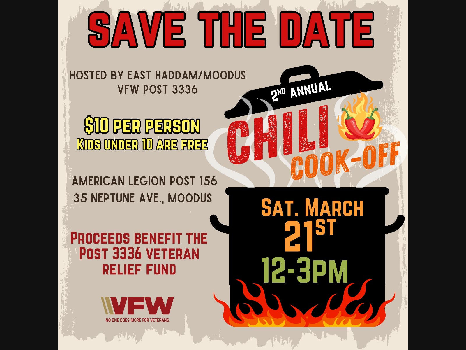 2026 Chili Cookoff Save the Date Square for IG - 1