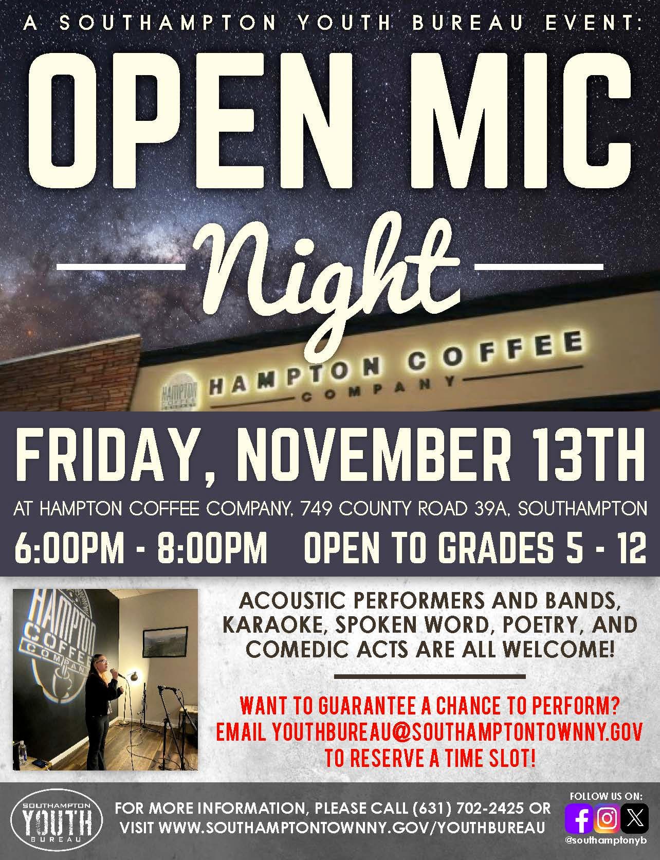 Open Mic Night