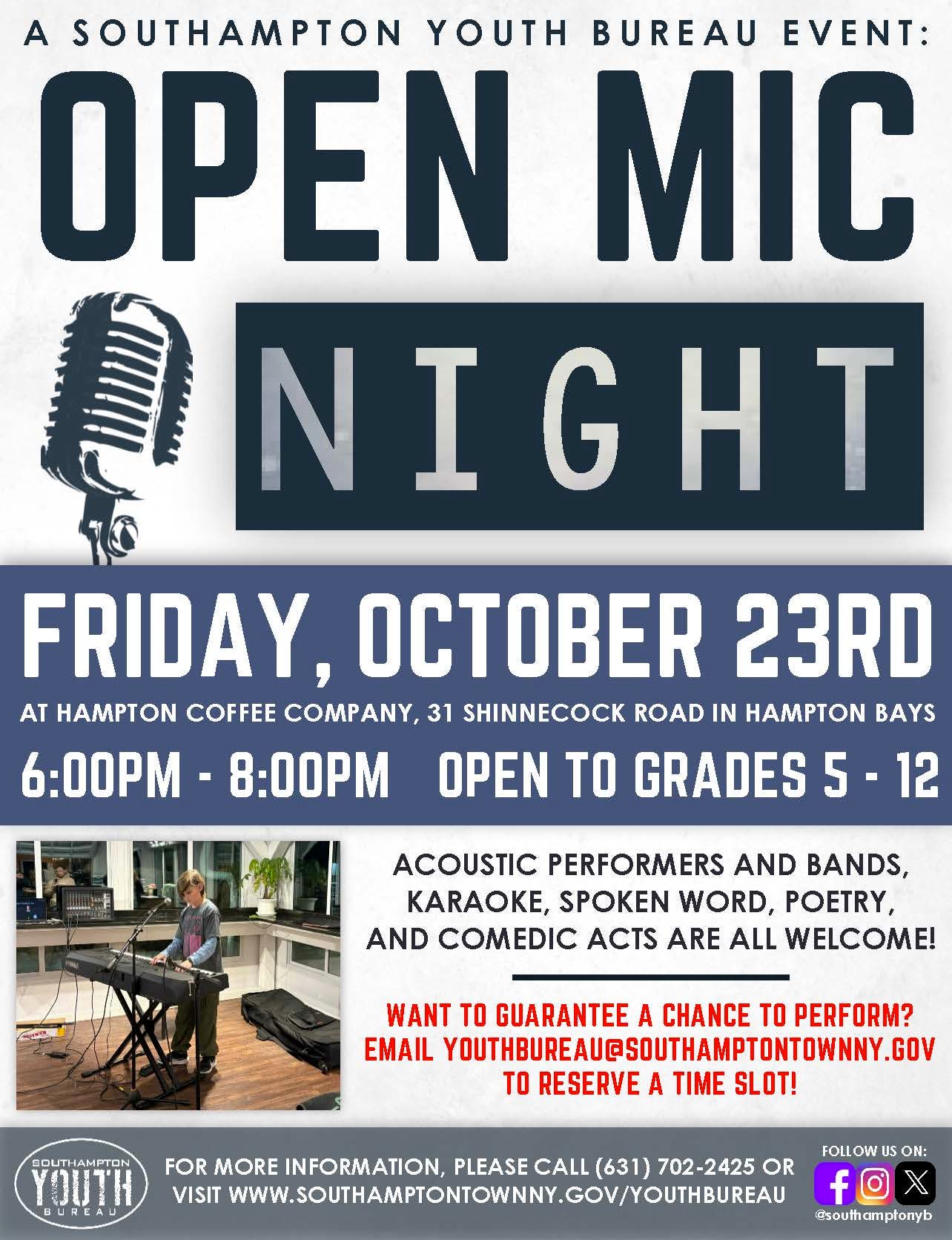 Open Mic Night