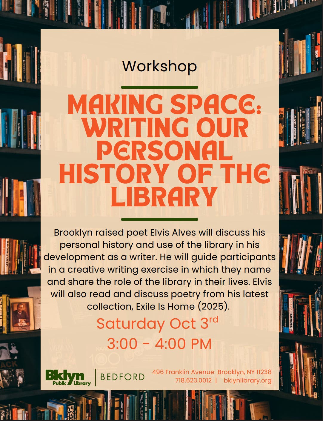 Making Space: Writing Your Personal History of The Library