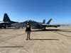 The U.S. Navy F-18