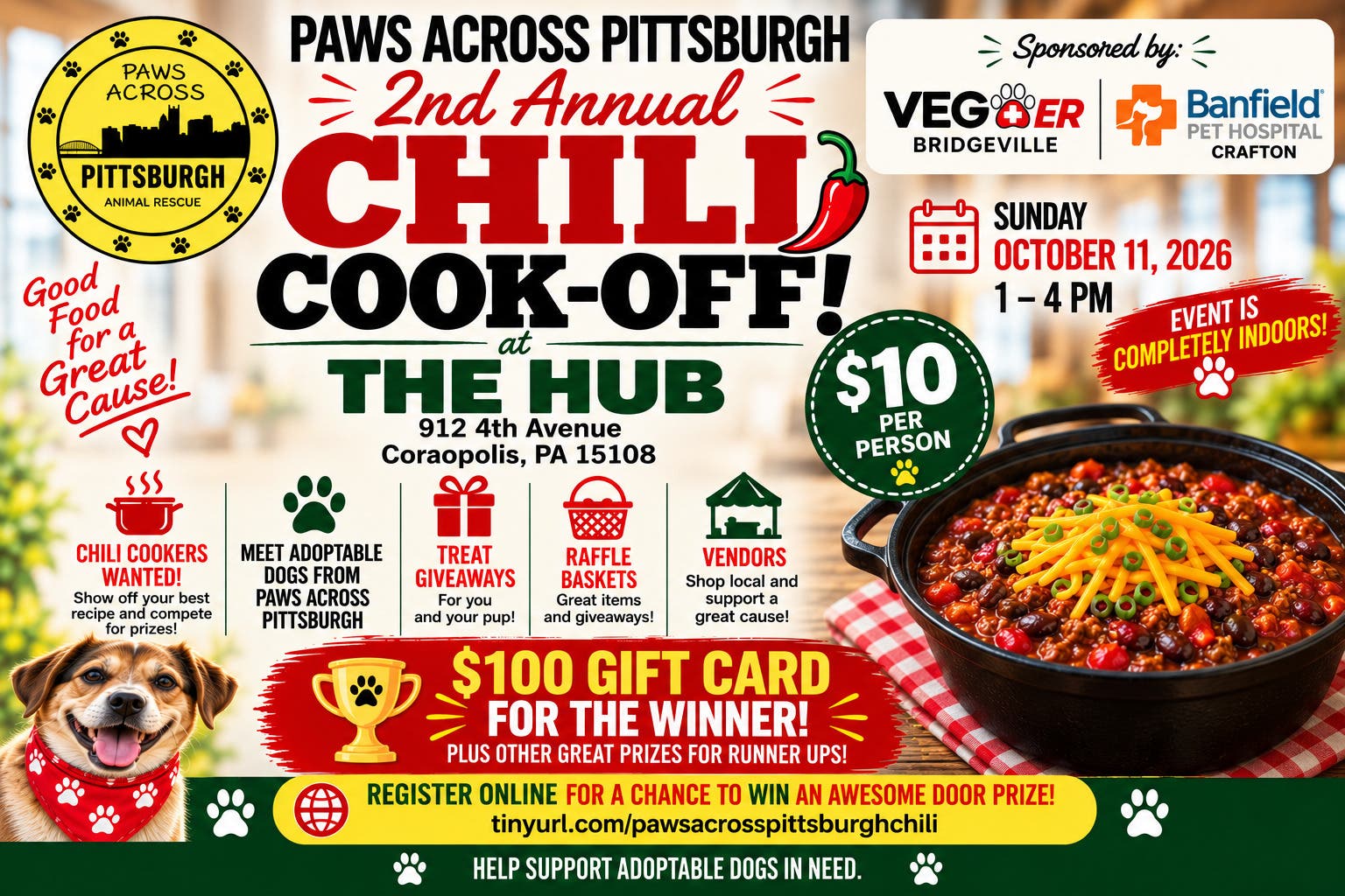 Paws Across Pittsburgh 2nd Annual Chili Cook-Off!