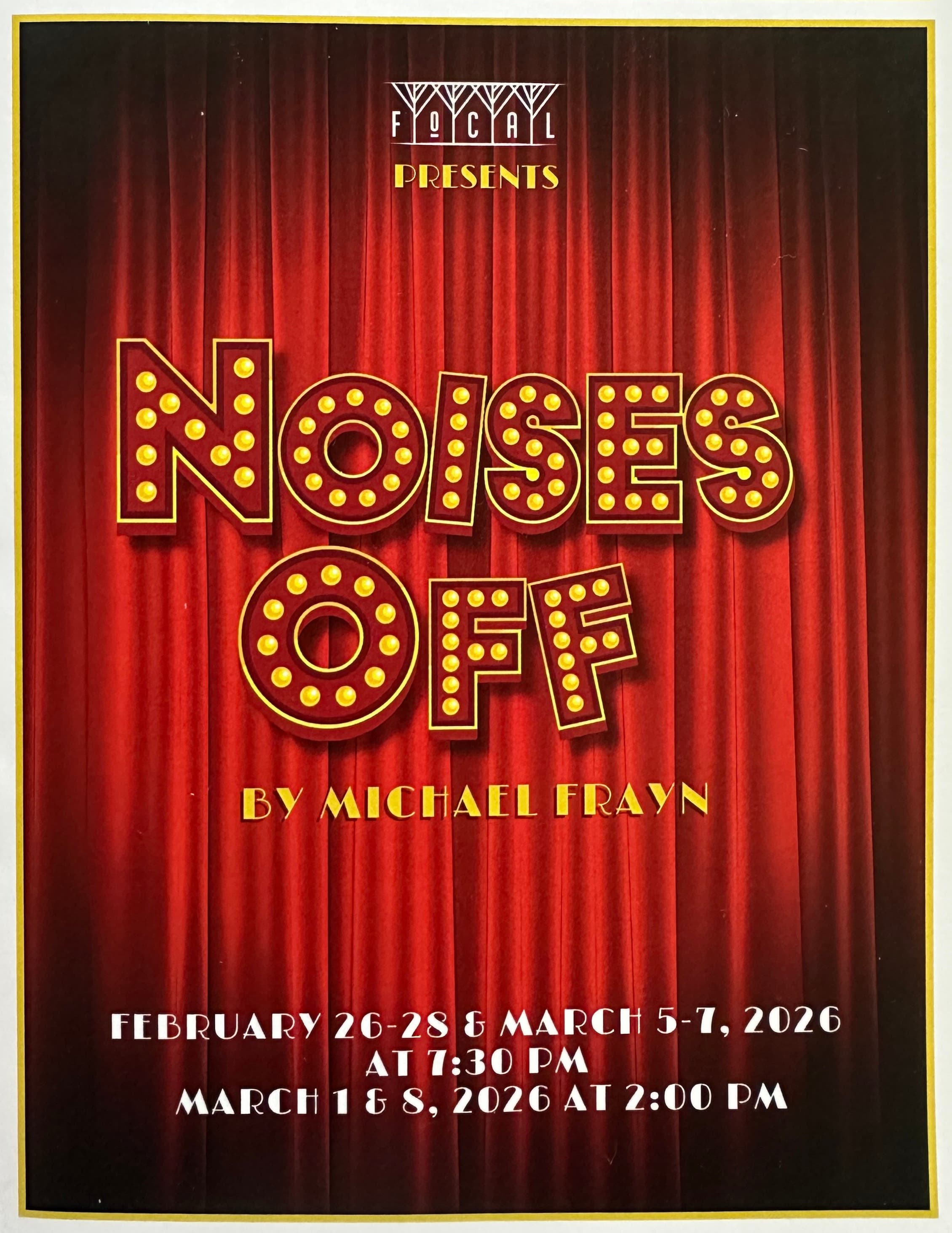 Noises Off at The FoCAL