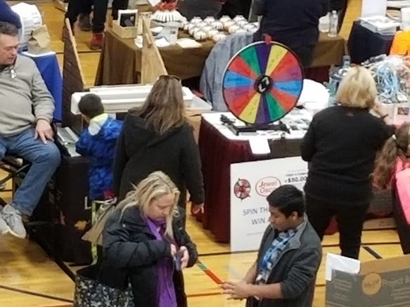 Vendors and guests at the 2018 Palatine Chamber Expo