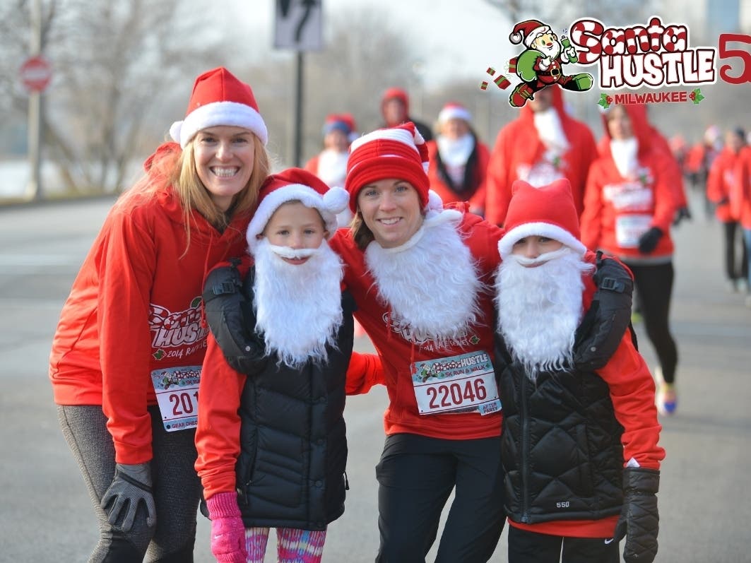 Runners having a merry time!