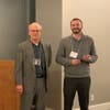 PACC Executive Director is pictured with a representative from the Palatine Jaycees, the Community Organization of the Year award winner.