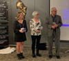 PACC Executive Director is pictured with Michelle Rushing and Bobbie Desprat, co-winners of the Community Volunteer of the Year award. 