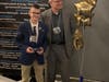 PACC Executive Director is pictured with Edward Nieman, winner of the Youth Rising Star award. 