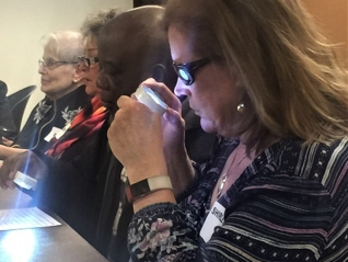 Residents at the 'Living Well with Low Vision' Workshop