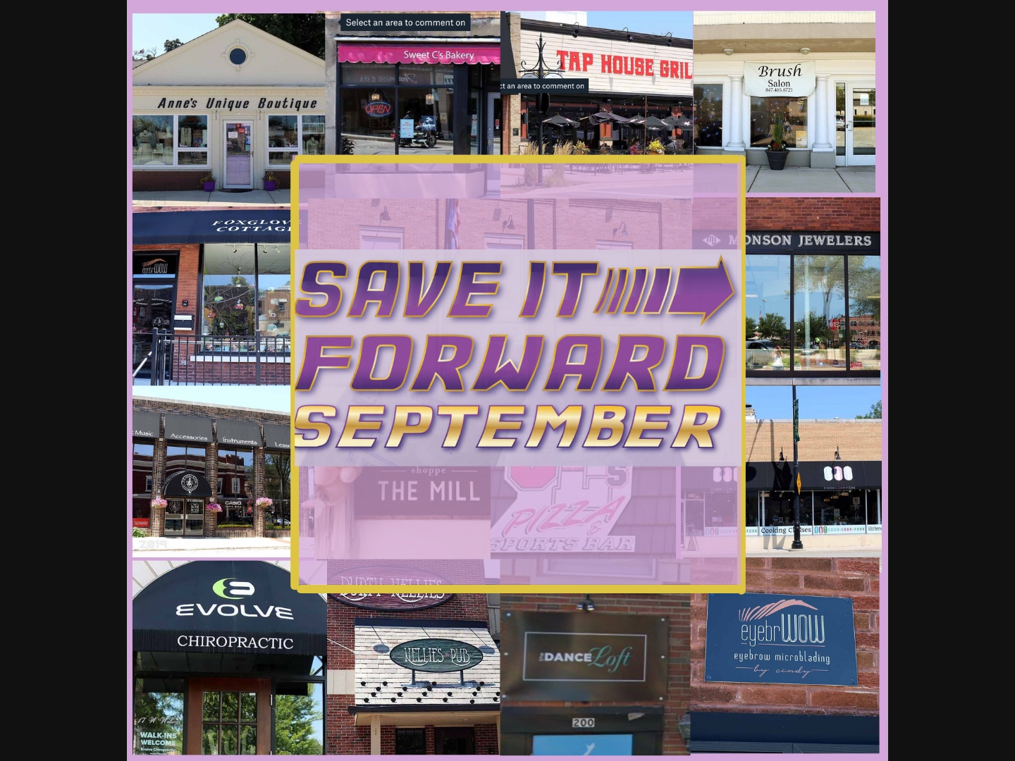 Purchases must be made within the month of September, with receipts dated accordingly, for shoppers to take advantage of the listed special offers. 