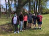 Volunteers at the Green Lake Park Arboretum planting. 