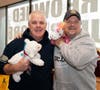 Left to right: Shawn Collins and Steve Balinski, the Buffalo Grove Rotary Club co-chairs for the Thanksgiving Food Basket Donation Program.  (2019)