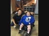 NBA New York Knicks player Jalen Brunson is pictured with Nathan. This picture was taken while the two attended Stevenson High School. 