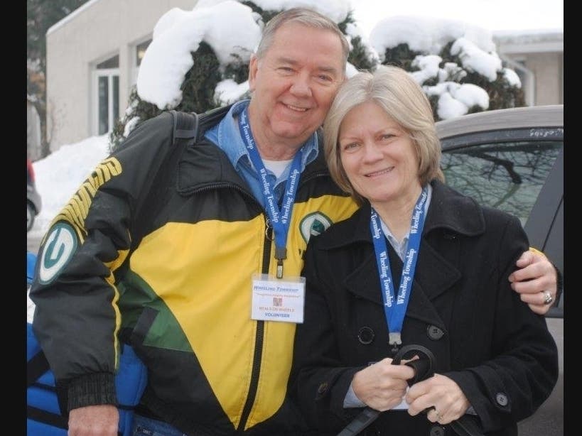 Volunteers for the Meals on Wheels Program - Jack and Diane Ferguson.