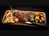 Ribeye Steak with Brussels and Mashed Potatoes