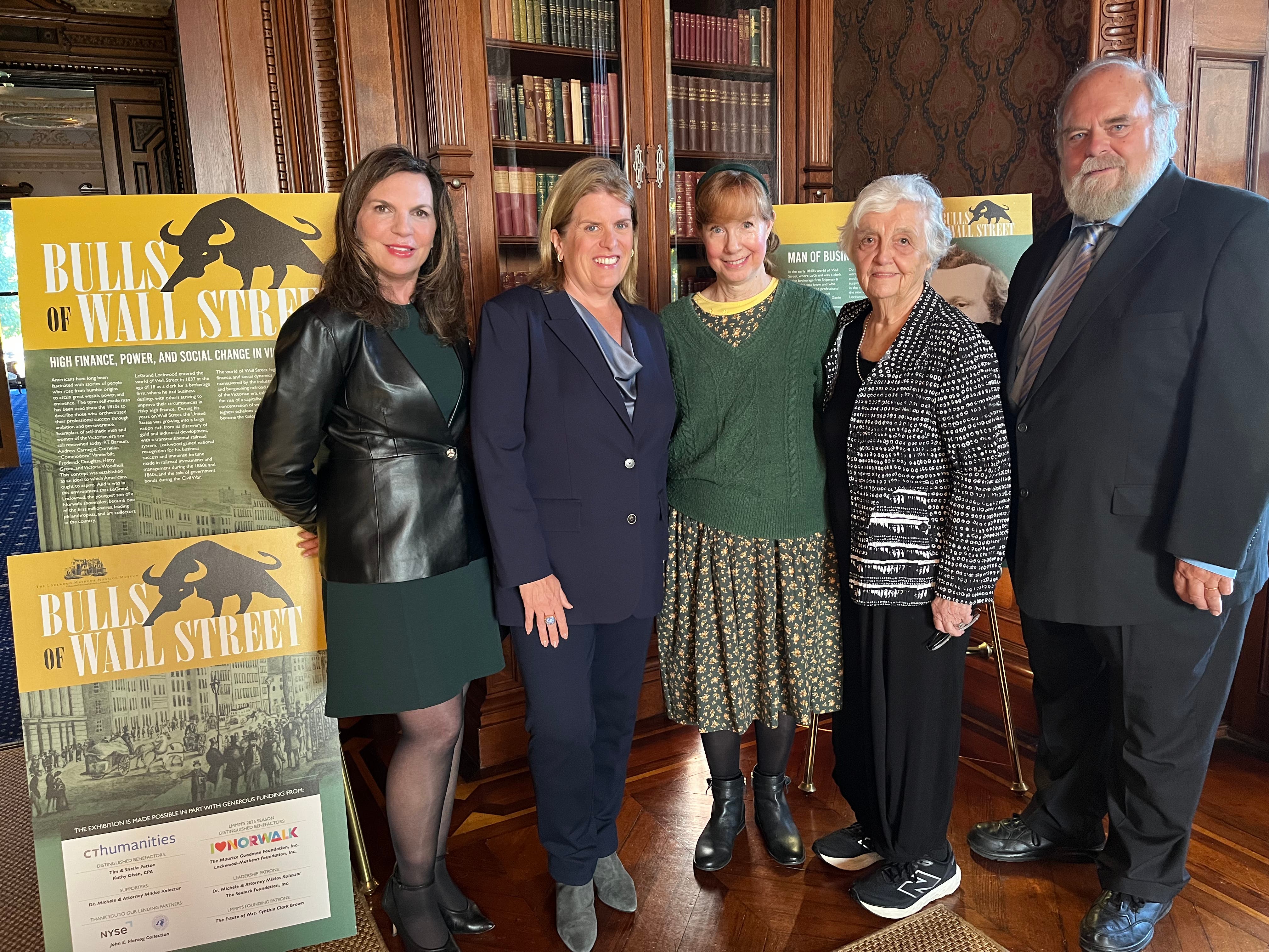 Lockwood-Mathews Mansion Museum to Receive Prestigious Award for the Exhibit “Bulls of Wall Street”
