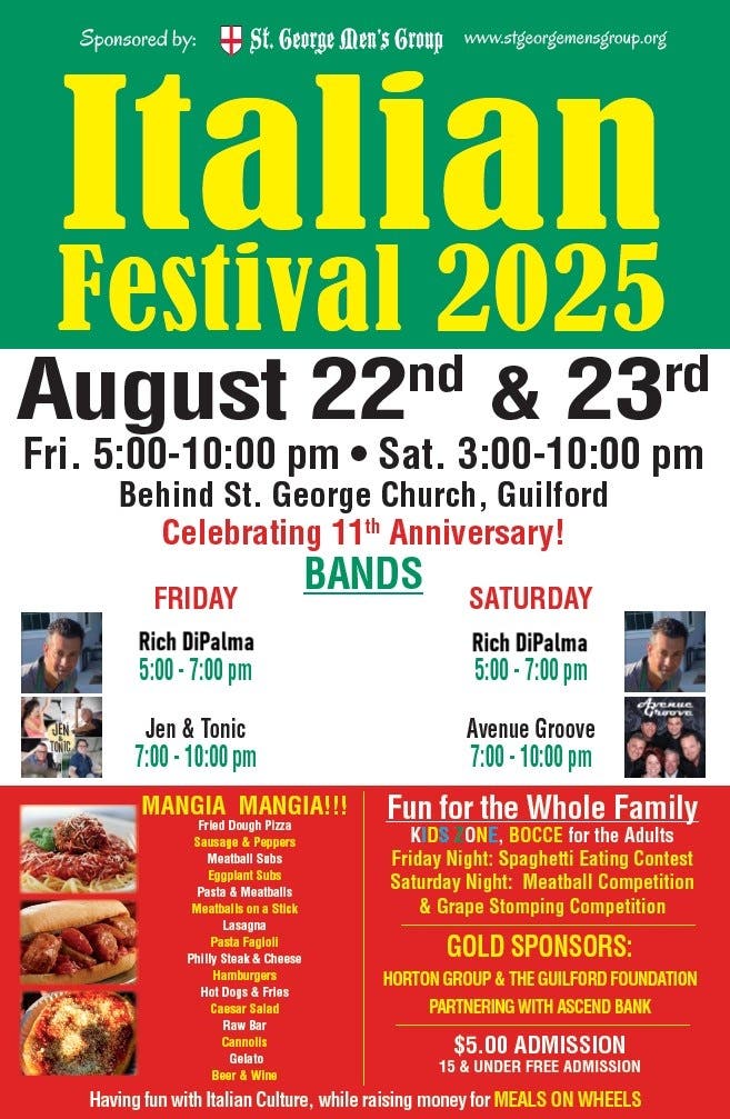 St. George Men's Group Italianfest 2025