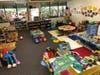The Tot Drop room is bursting with new toys and games. 