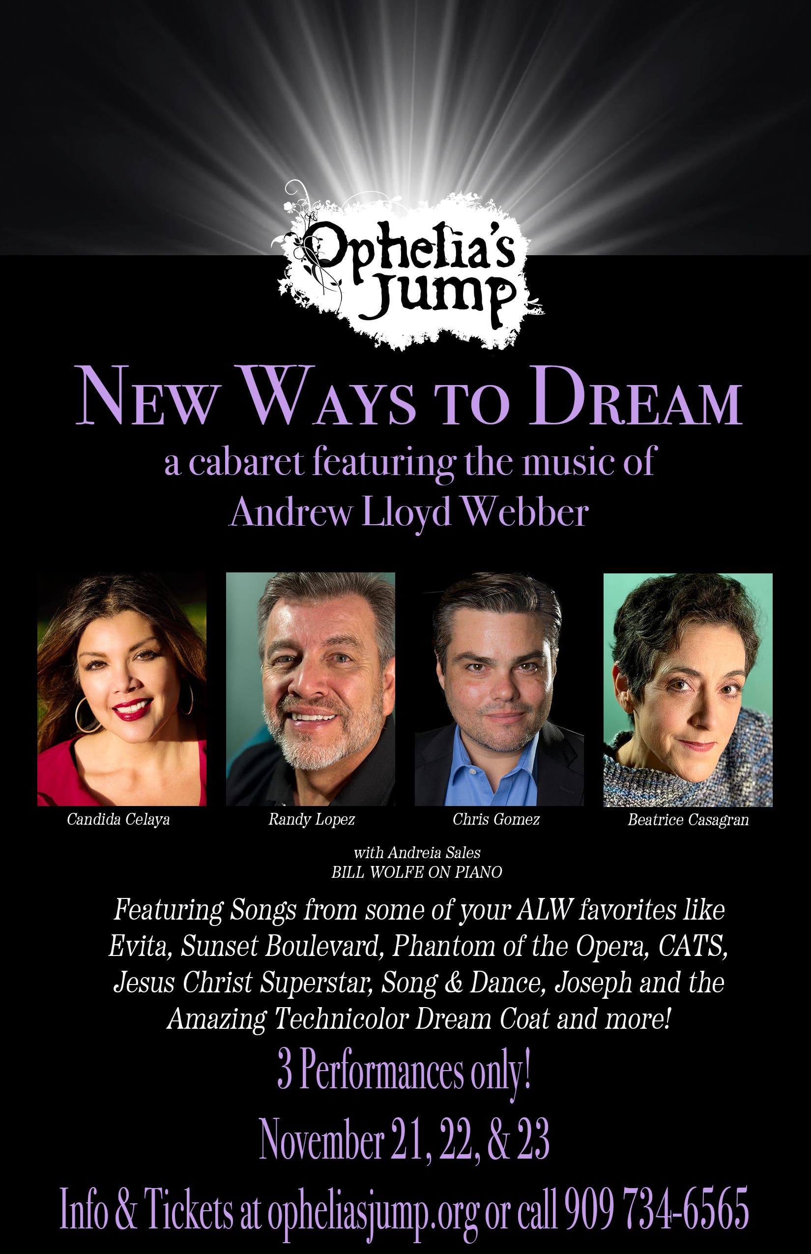 New Ways to Dream - A Cabaret featuring the music of Andrew Lloyd Weber
