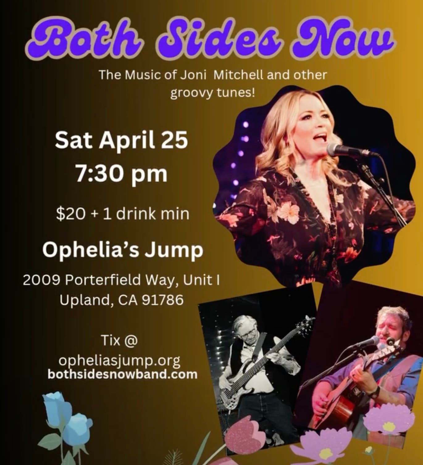 Both Sides Now - celebrating Joni Mitchell and other Groovy tunes