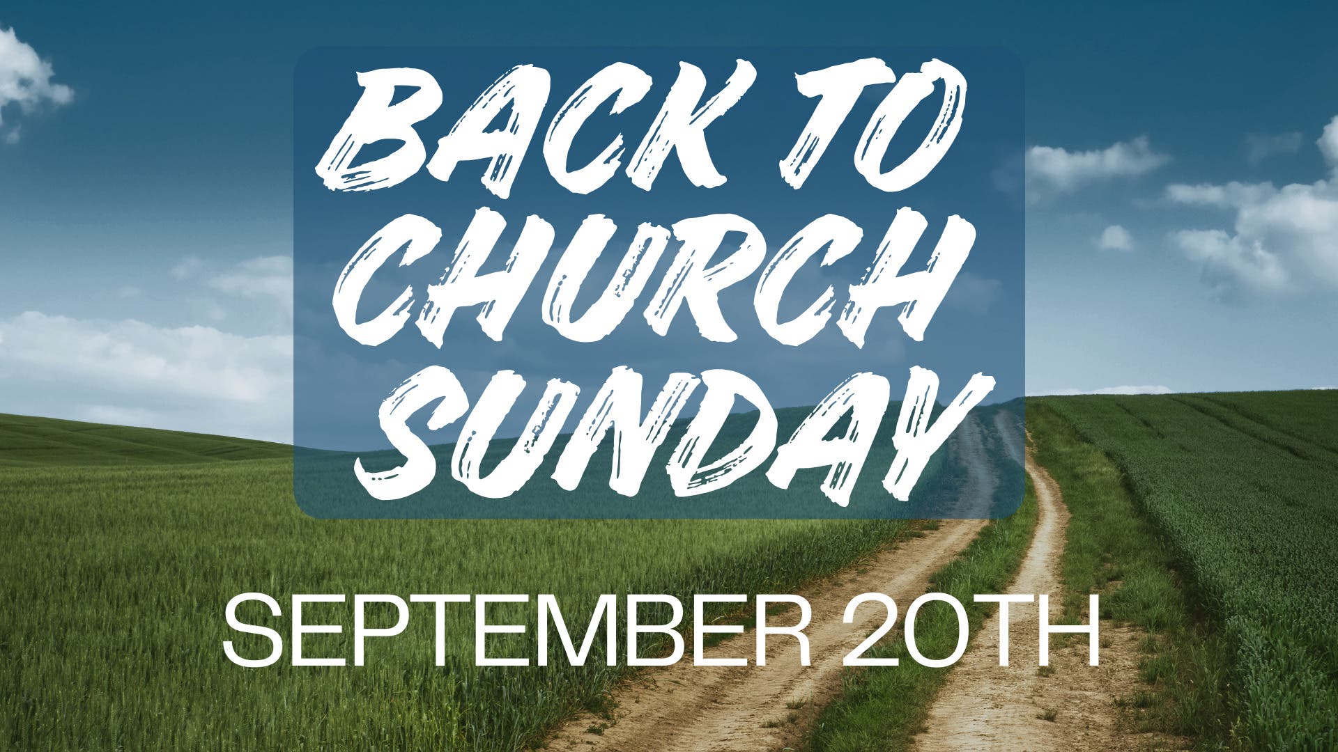 Back to Church Sunday