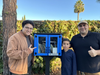 Paseo Santa Clara/Paseo Del Rio Apartments residents with the first Cabrillo EDC Little Library