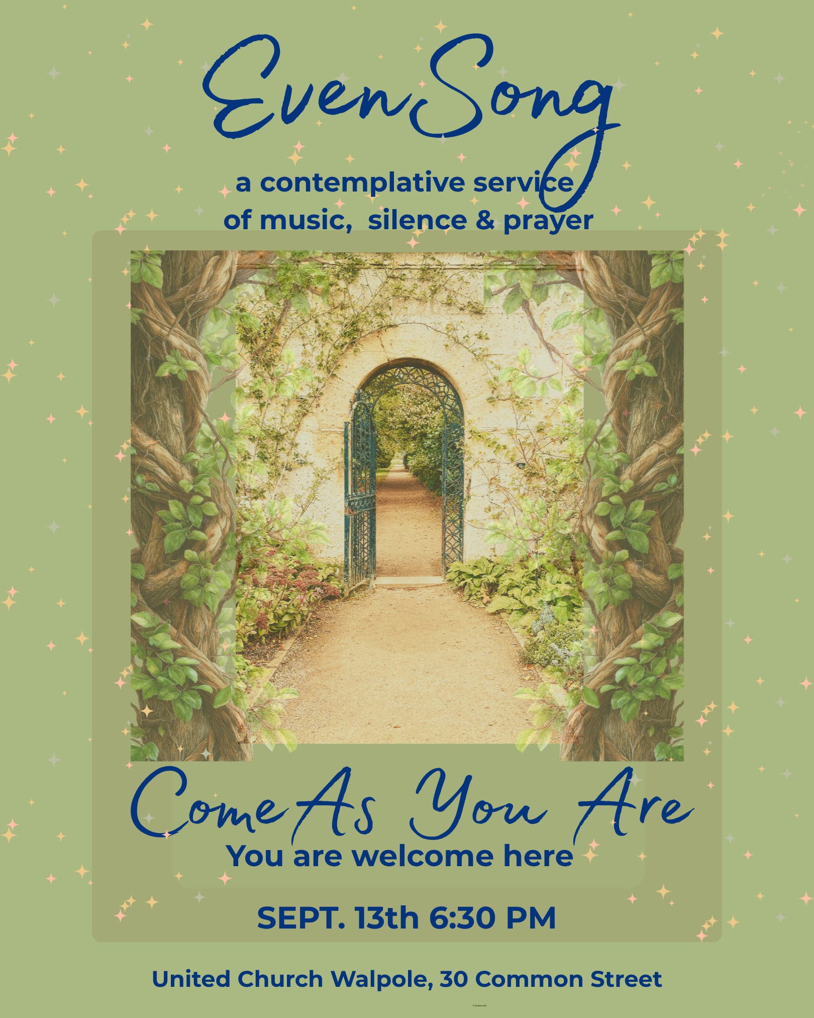 EVENSONG--Come As You Are: You Are Welcome Here