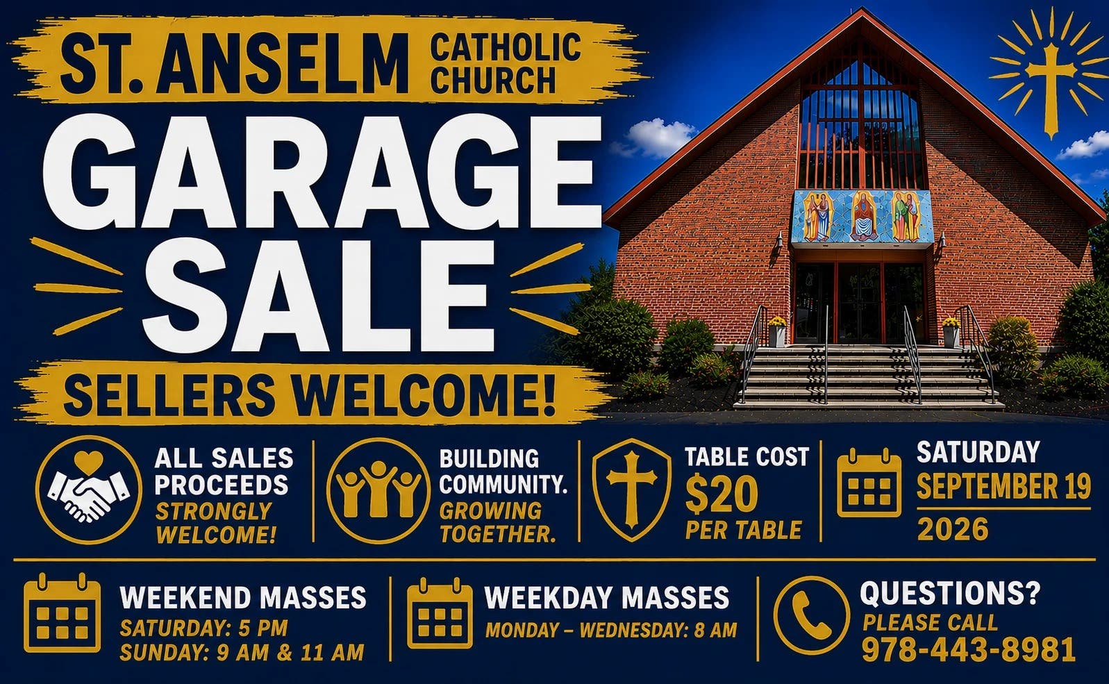 St. Anselm Catholic Church Garage Sale