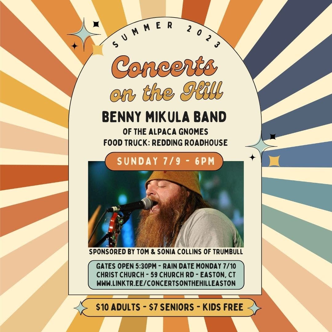 Jul 9 Benny Mikula Band of the Alpaca Gnomes Brings its RockFolk Jam