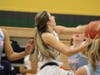 Jaden Stahl takes the ball to the hoop. 