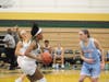 Jordyn Grimes in action against Parkway West. 