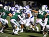 Panther defense makes a stop. 