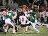 Panther defenders swarm against Fort Zumwalt South. 