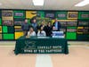 Pictured: (from left to right) Seated: Brenda Christoff, Jenna Christoff, Daniel Christoff Standing: Ted Hickey (FZN Activities), Steve Siebert (FZN Head Coach), Sarah Christoff, Kelly Quinones (FZN Assistant Coach), Joe Sutton (FZN Principal) 