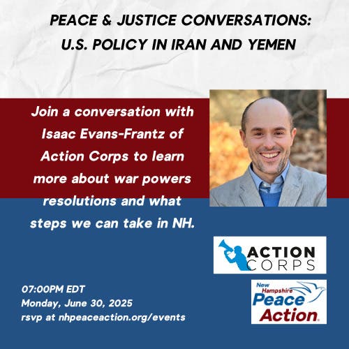 Peace & Justice Conversations: U.S. Policy in Iran and Yemen