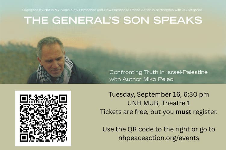 The General's Son Speaks: Confronting Truth in Israel-Palestine with author Miko Peled