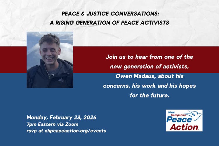 Peace & Justice Conversations: A Rising Generation of Peace Activists