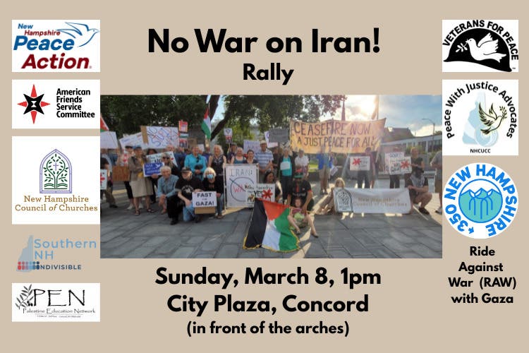 Rally for No War on Iran!