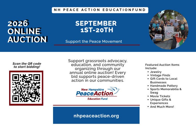 NH Peace Action Online Auction