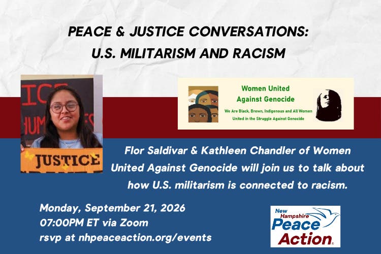 Peace and Justice Conversations: U.S. Militarism and Racism 