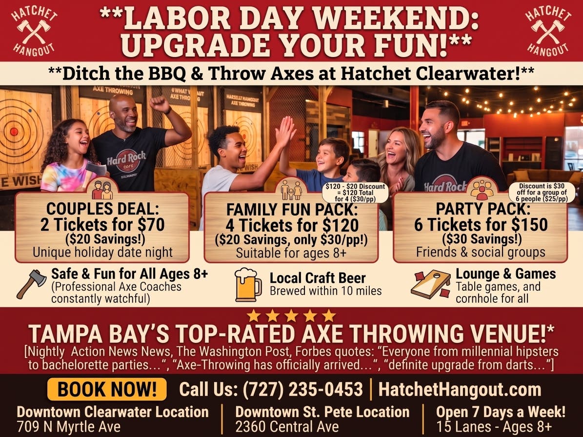 LABOR DAY WEEKEND: UPGRADE YOUR FUN!