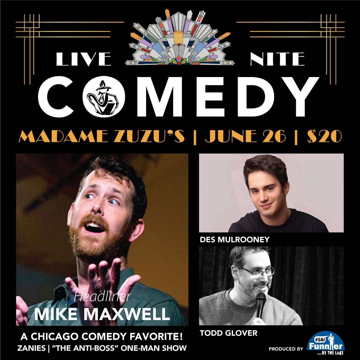 Live Stand-Up Comedy @ Madame Zuzu's