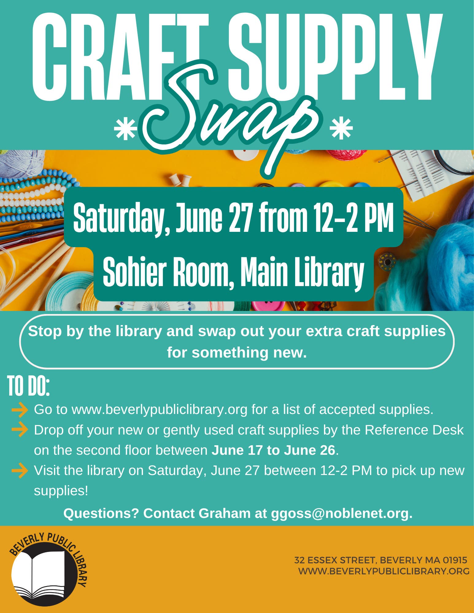 Skip to Content Craft Supply Swap