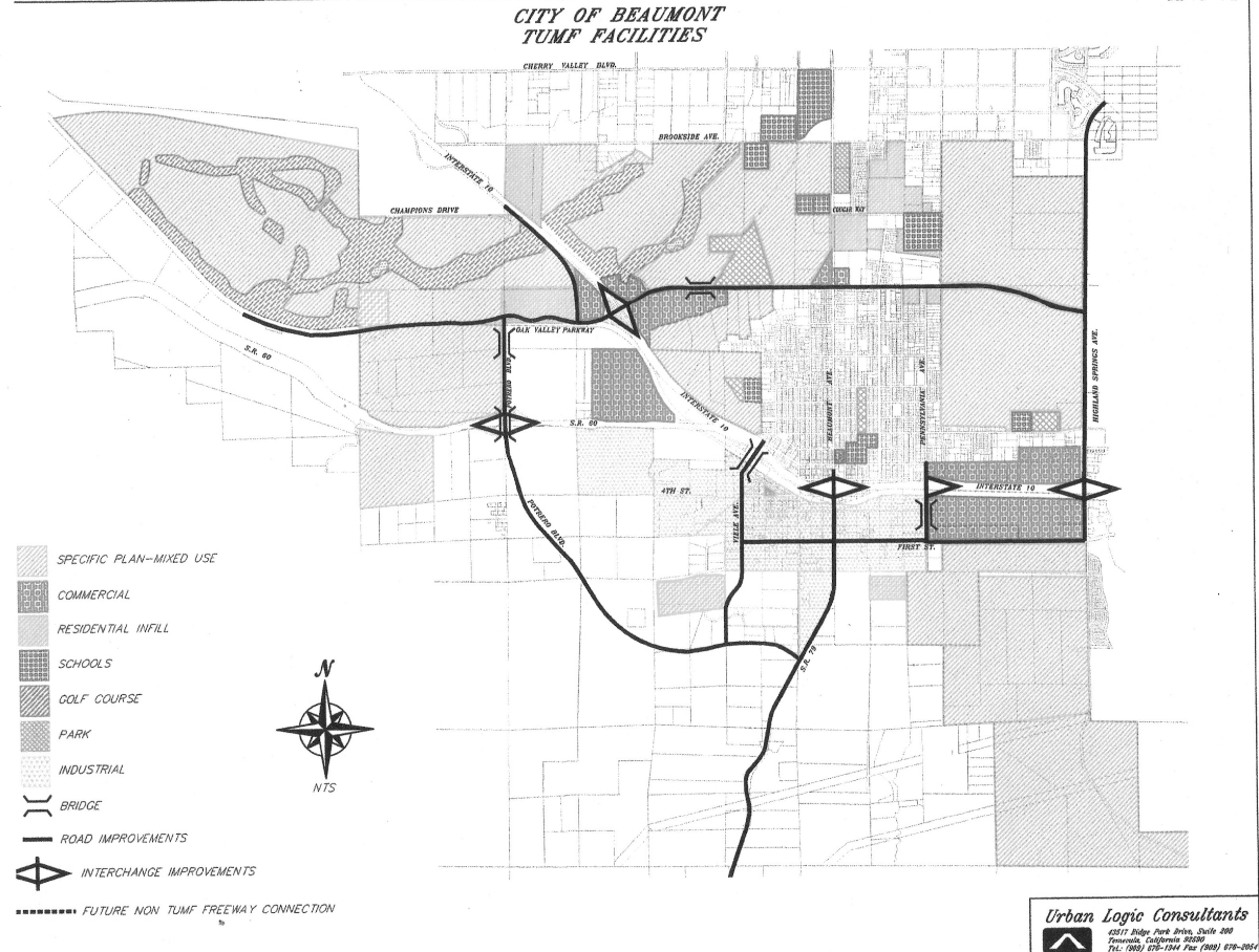 TUMF Roadways the City claims are already completed