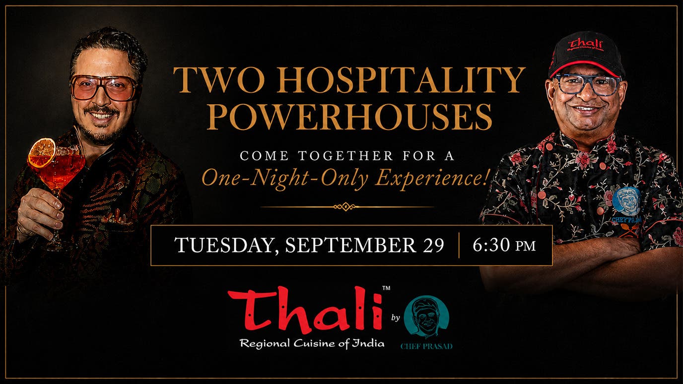 Max Tucci at Thali by Chef Prasad