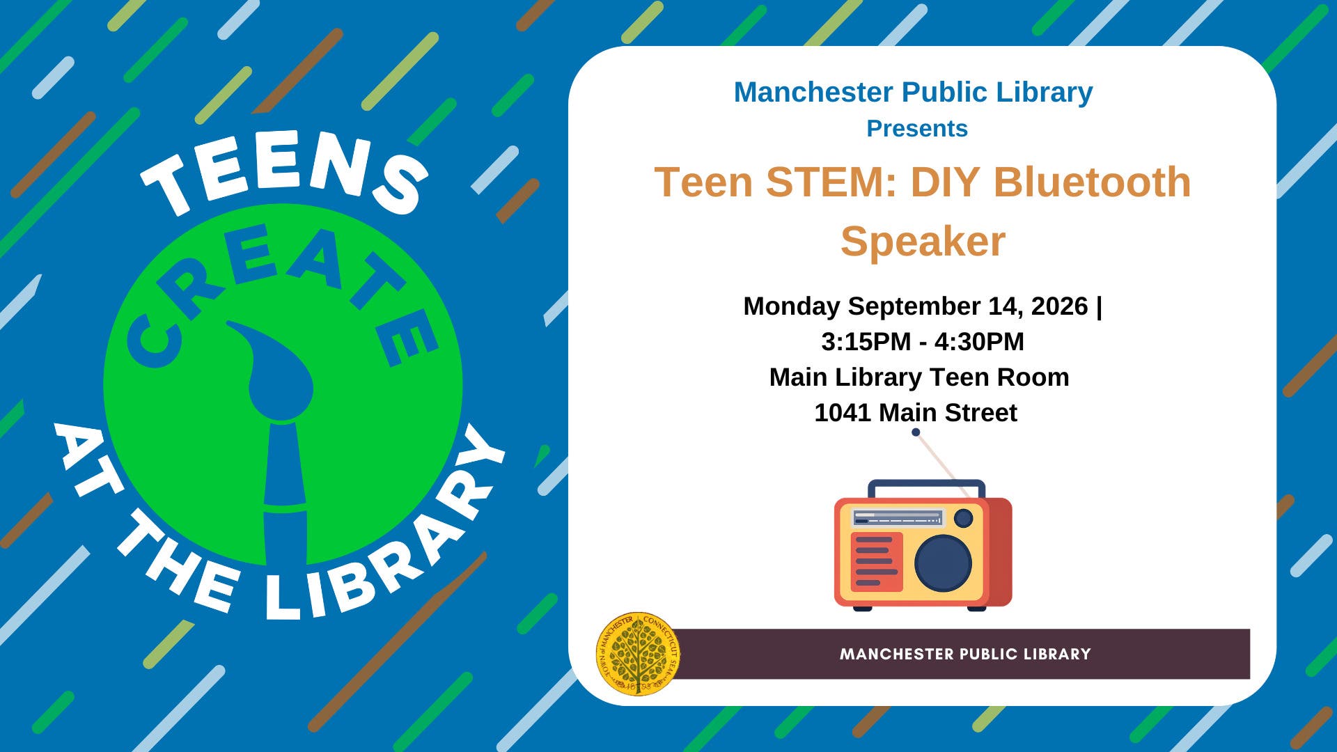 Teen STEM: DIY Bluetooth Speaker