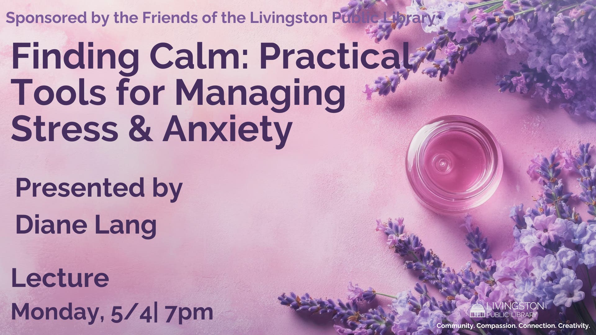 Finding Calm: Practical Tools for Managing Stress and Anxiety, 