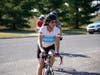 Lisa Cyr, pictured, participates in Bike MS: City to Shore, the most extensive cycling series of the National MS Society. Cyr, who has relapsing-remitting MS, and with her twin sister, Linda Koontz, will be among 7,000 cyclists riding in this year's event