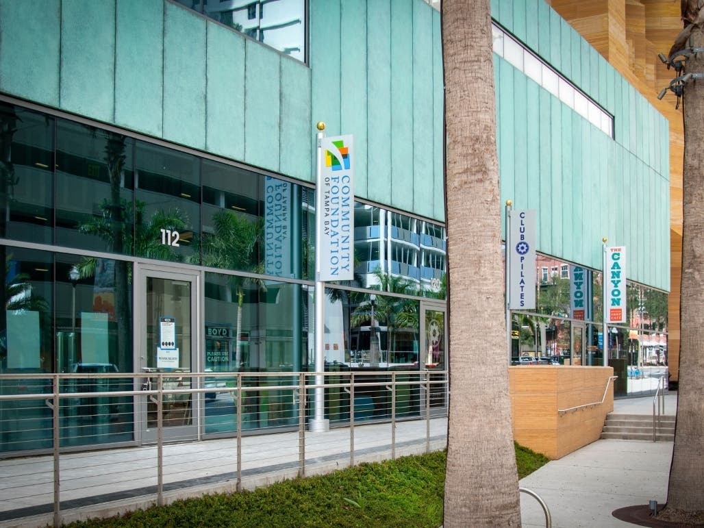 The Community Foundation of Tampa Bay's new Pinellas office is located at 110 Central Avenue, one of St. Petersburg’s most vibrant streets. 